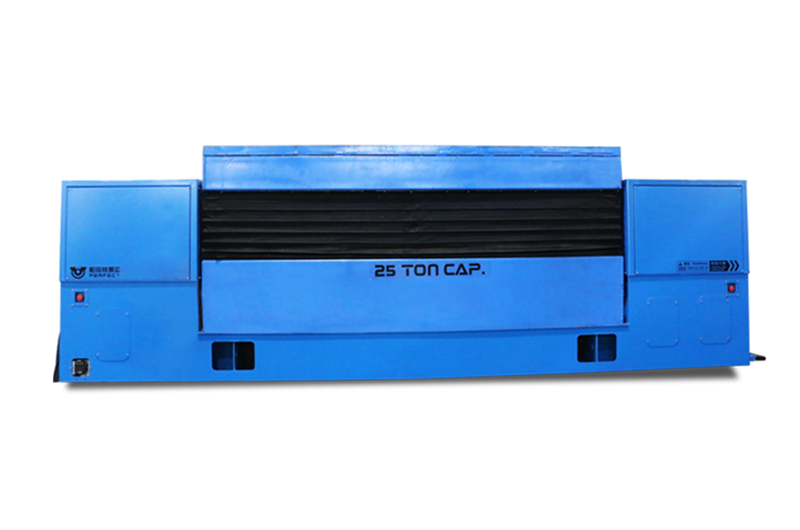 甘肅20噸鐵水蓄電池電動(dòng)平車交付成功