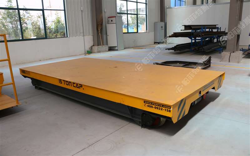 35噸無軌電動平車發往山東青島